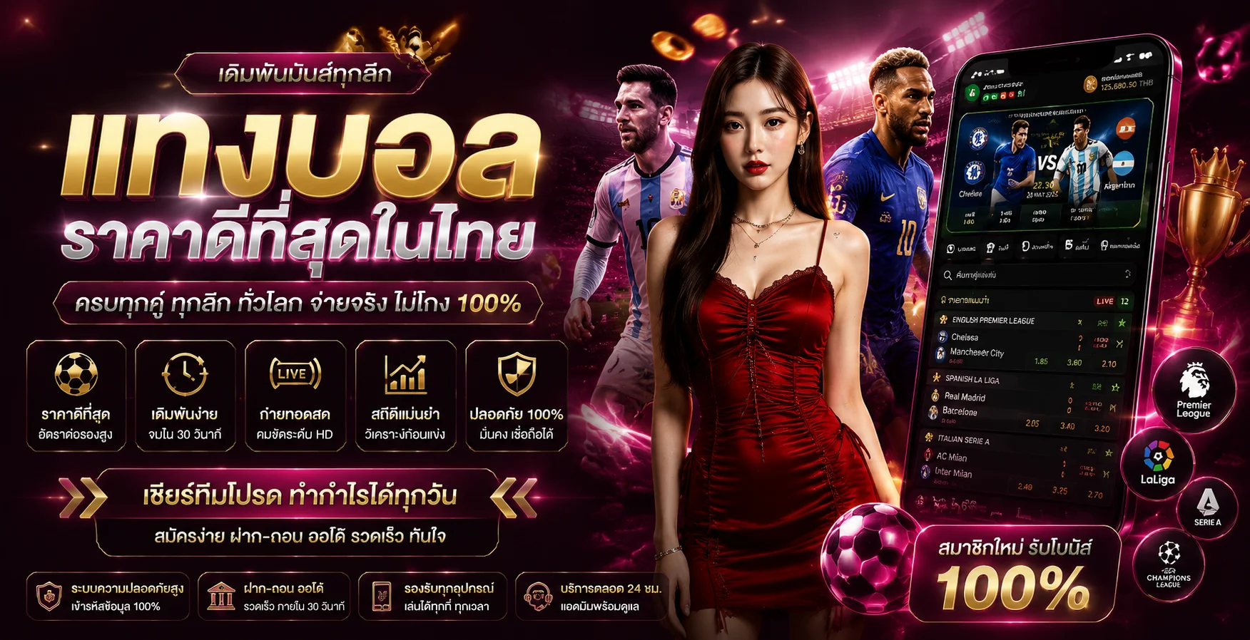 แทงบอลออนไลน์ทุกลีกดัง ราคาบอลไหลอัปเดตเรียลไทม์